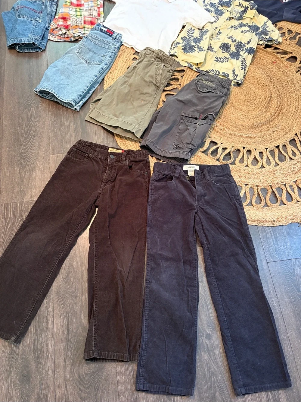 Boys size 8 back to school LOT pants, shorts, shirts